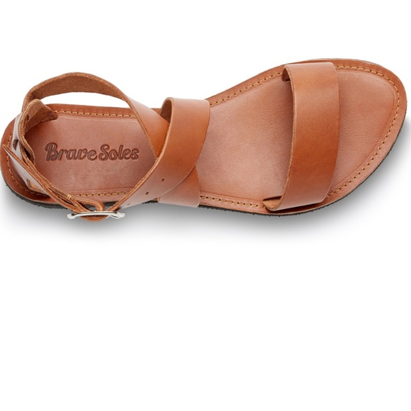 Brave soles leather strappy sandal - Picture 2 of 6